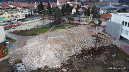 Rušitev stare OŠ Frana Albrehta (2)